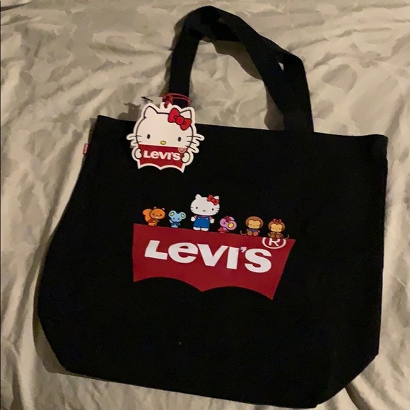 levi hello kitty tote bag